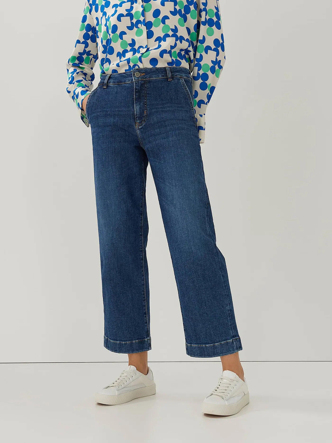 SOMEDAY | Jeans Straight Fit 7/8 CHENILA ICONIC | 